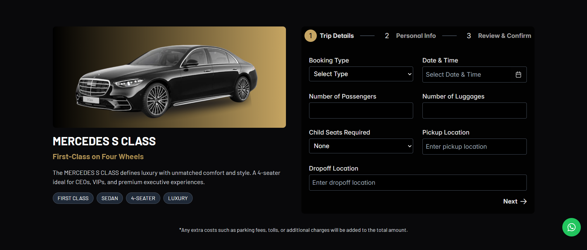 An image of the Limousine Booking System project.